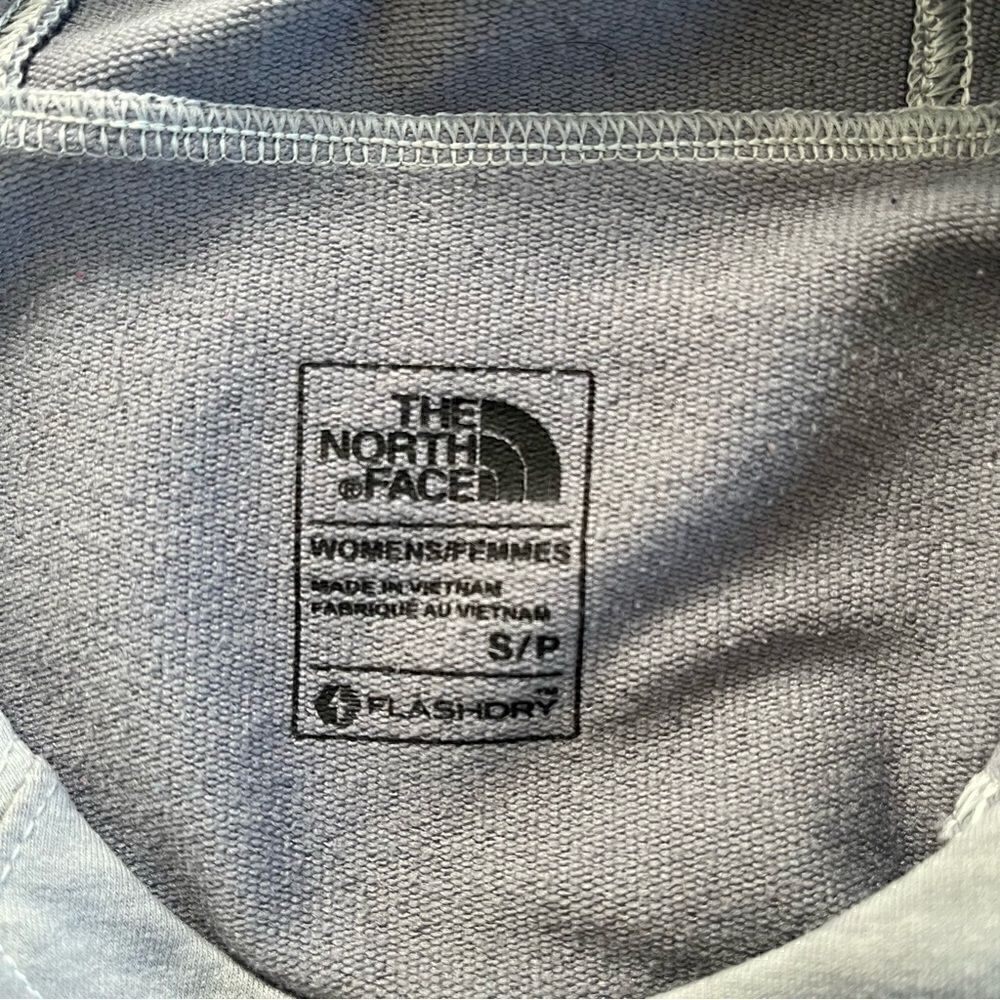 The North Face Women’s Flashdry Hooded Pullover Light Grey Baselayer Size Small - Picture 5 of 9